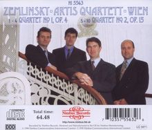 Alexander von Zemlinsky (1871-1942): Streichquartette Nr.1 &amp; 2, CD