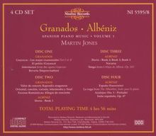 Martin Jones - Spanische Klaviermusik Vol.1, 4 CDs