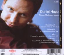 Daniel Hope, Violine, CD