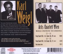 Karl Weigl (1881-1949): Streichquartette Nr.1 &amp; 5, CD