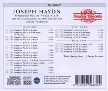 Joseph Haydn (1732-1809): Symphonien Nr.21-39, 5 CDs