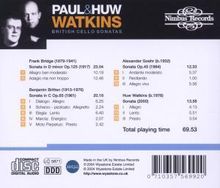 Paul Watkins - British Cello Sonatas, CD