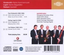 Carl Nielsen (1865-1931): Bläserquintett op.43, CD