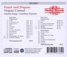 Hugues Cuenod - Faure and Duparc, 2 CDs
