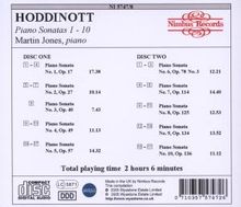 Alun Hoddinott (geb. 1929): Klaviersonaten Nr.1-10, 2 CDs