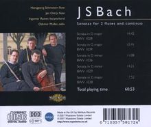 Johann Sebastian Bach (1685-1750): Flötensonaten BWV 1028,1029,1036,1038,1039, CD