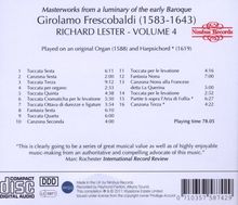 Girolamo Frescobaldi (1583-1643): Cembalowerke Vol.4, CD