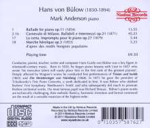 Hans von Bülow (1830-1894): Klavierwerke Vol.1, CD