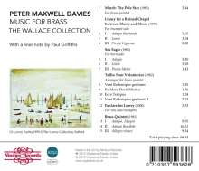 Peter Maxwell Davies (1934-2016): Kammermusik für Blechbläser, CD