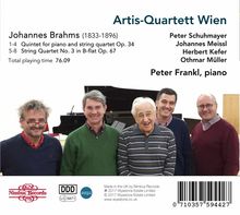 Johannes Brahms (1833-1897): Klavierquintett op.34, CD