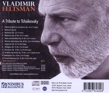 Vladimir Feltsman - A Tribute to Tschaikowsky, CD