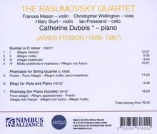 James Friskin (1886-1967): Klavierquintett c-moll, CD