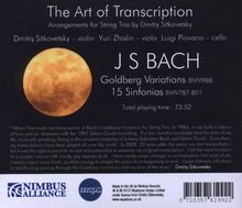 Johann Sebastian Bach (1685-1750): Goldberg-Variationen BWV 988 für Streichtrio, CD