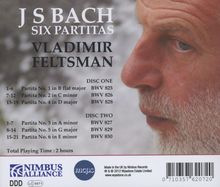 Johann Sebastian Bach (1685-1750): Partiten BWV 825-830, 2 CDs