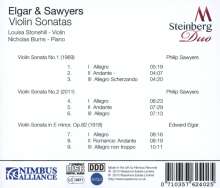 Philip Sawyers (geb. 1951): Violinsonaten Nr.1 &amp; 2, CD