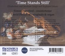 Time Stands Still - Elizabethan &amp; Jacobean Songs and Keyboard Music, CD