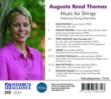 Augusta Read Thomas (geb. 1964): Kammermusik für Streicher, CD