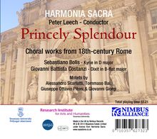 Harmonia Sacra - Princely Splendour, CD