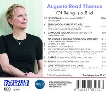 Augusta Read Thomas (geb. 1964): Kammermusik, CD