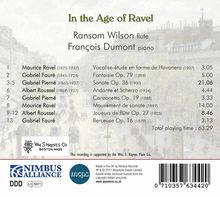 Ransom Wilson - In the Age of Ravel, CD