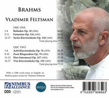 Johannes Brahms (1833-1897): Klavierwerke, 2 CDs