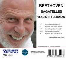 Ludwig van Beethoven (1770-1827): Bagatellen WoO 52 &amp; 59, opp.33,119,126, CD