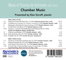 Thomas de Hartmann (1885-1956): Kammermusik, 2 CDs