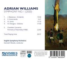 Adrian Williams (geb. 1956): Symphonie Nr.1, CD