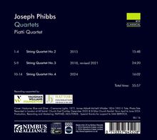 Piatti Quartet: Phibbs: Quartets, CD