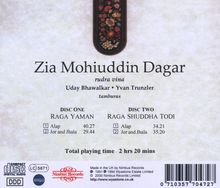 Ustad Zia Mohiuddin Dagar: Raga Yaman &amp; Shuddha Todi, 2 CDs