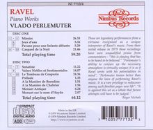 Maurice Ravel (1875-1937): Klavierwerke (Gesamtaufnahme), 2 CDs