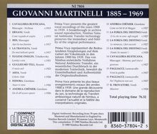 Giovanni Martinelli singt Arien 1, CD