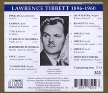 Lawrence Tibbett singt Arien, CD