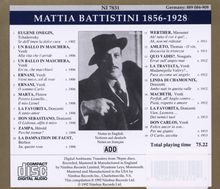 Mattia Battistini, CD