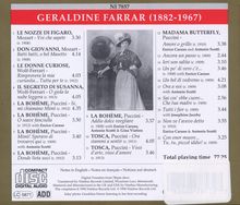 Geraldine Farrar singt Arien, CD