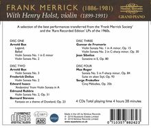 Frank Merrick - Grand Piano, 4 CDs