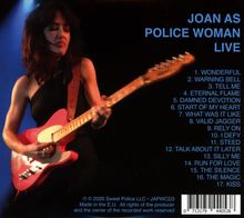 Joan As Police Woman: Live, CD