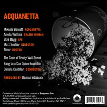 Michael Gordon (geb. 1956): Acquanetta, CD