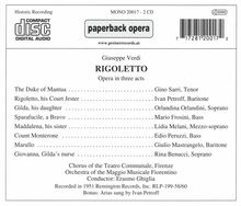 Giuseppe Verdi (1813-1901): Rigoletto, 2 CDs