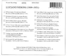 Luciano Neroni sing Arien, CD