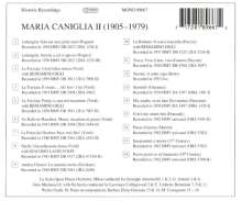 Maria Caniglia singt Arien &amp; Lieder, CD