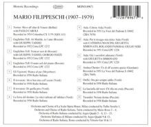 Mario Filippeschi singt Arien, CD