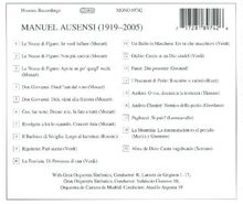 Manuel Ausensi singt Arien, CD