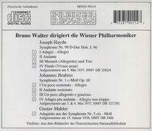 Bruno Walter &amp; die Wiener Philharmoniker, CD