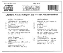 Clemens Krauss dirigiert die Wiener Philharmoniker, CD
