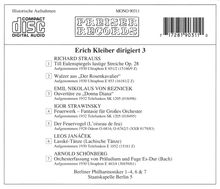 Erich Kleiber dirigiert Vol.3, CD