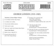 George London singt Arien, CD