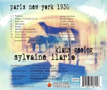 Musik für Saxophon &amp; Klavier "Paris New York 1930", CD