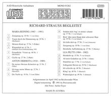 Richard Strauss begleitet am Klavier 2, CD