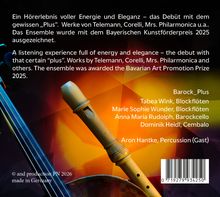 Texte beschreiben ein energisches und elegantes Debüt mit Werken von Telemann und Corelli. Ensembles und Künstler gelistet.
